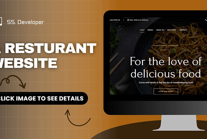 develop a responsive website with full stack website development